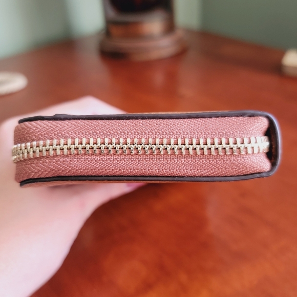 NWOT Kate Spade Leila Large Continental Wallet Tan Pebbled Leather KH786 - Picture 7 of 10